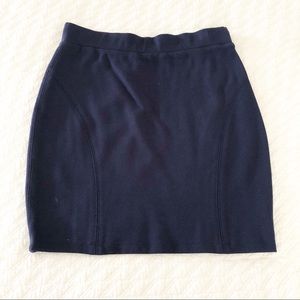 LMK Navy Bodycon Skirt